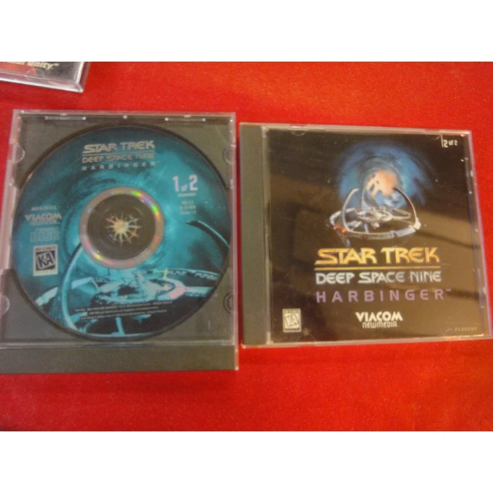 5 Star‎ trek vintage PC game lot Deep space nine next generation pinball Klingon